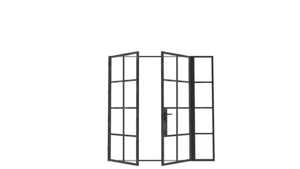 Model L. Double Doors w/ Right Sideligfhts ~ Decco Range