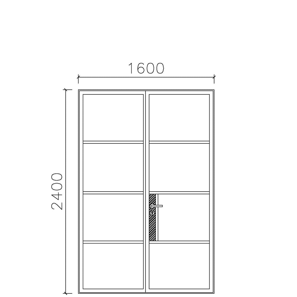 
                      
                        Model A. Double Doors
                      
                    