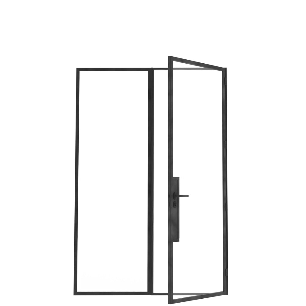 
                      
                        Model W. Single Doors w/ Left Sidelights - Minimalist Range
                      
                    