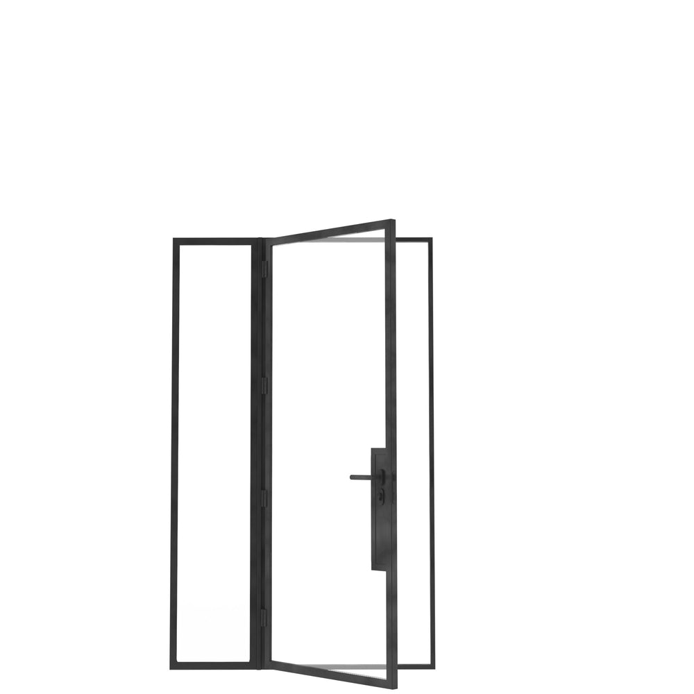 
                      
                        Model W. Single Doors w/ Left Sidelights - Minimalist Range
                      
                    