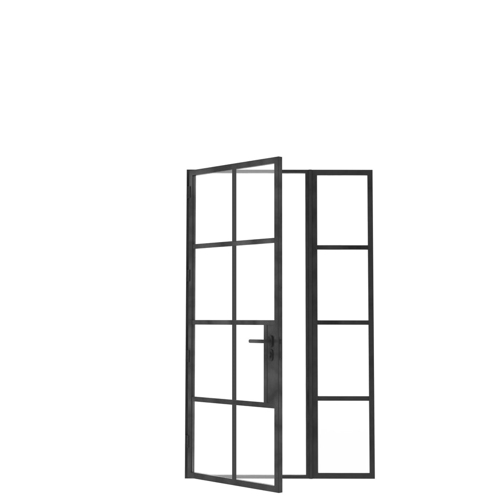 
                      
                        Model P. Single Doors w/ Right Sidelights ~ Decco Range
                      
                    