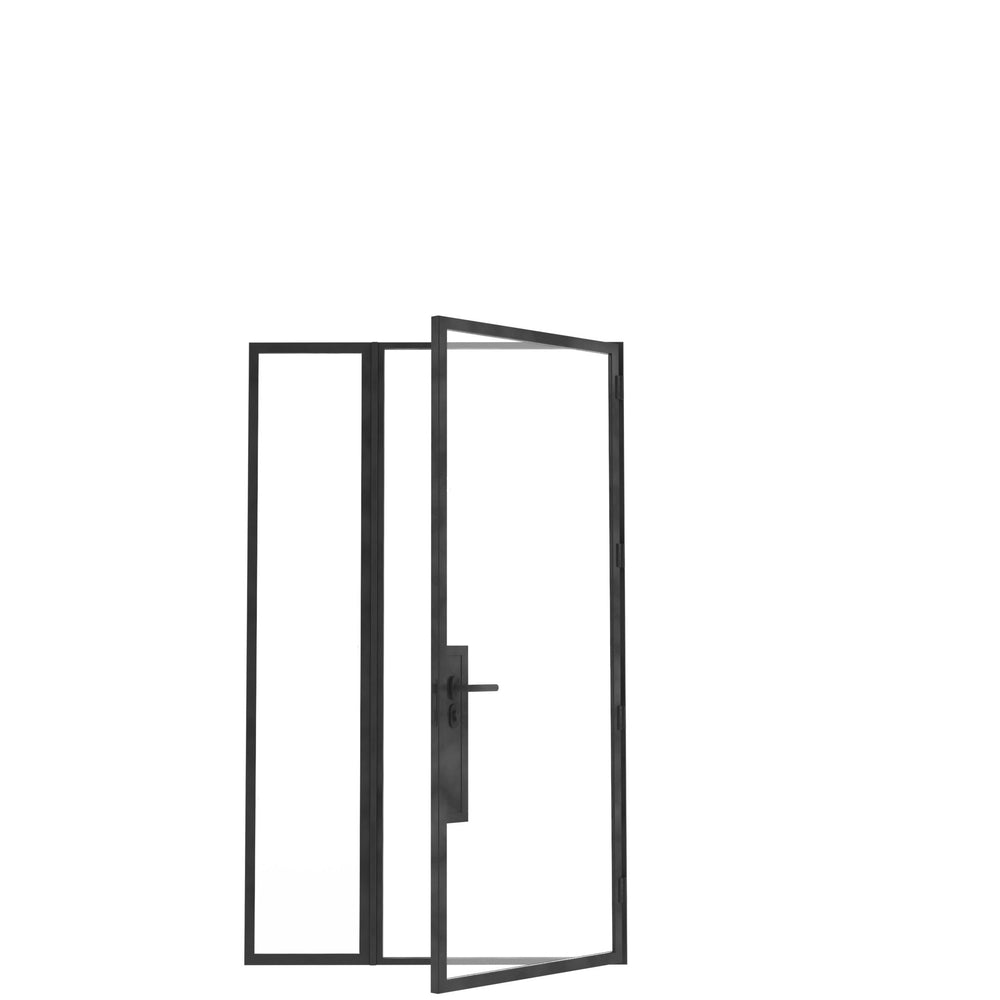 
                      
                        Model W. Single Doors w/ Left Sidelights - Minimalist Range
                      
                    