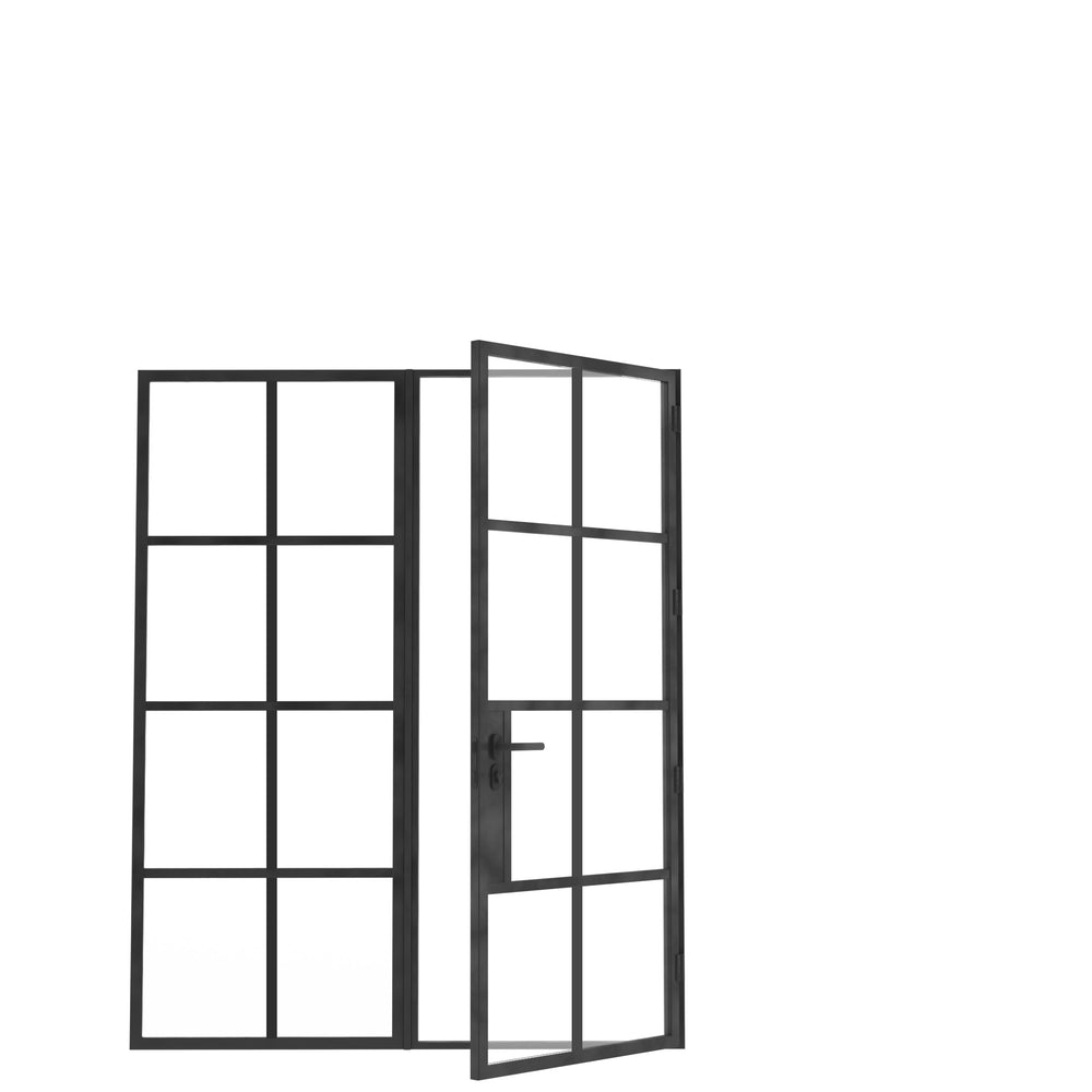 
                      
                        Model O. Single Doors w/ Left Sidelights ~ Decco Range
                      
                    