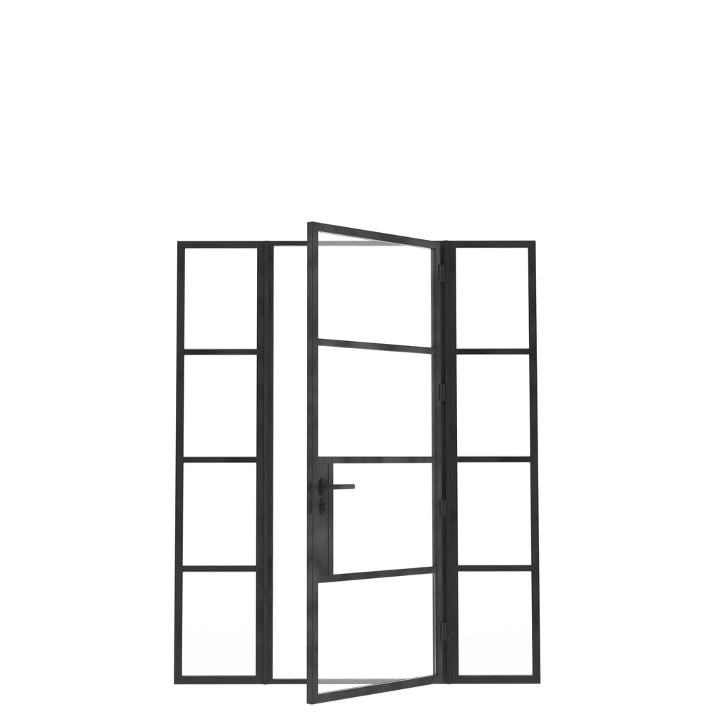 
                      
                        Model F. Single Doors between Sidelights
                      
                    