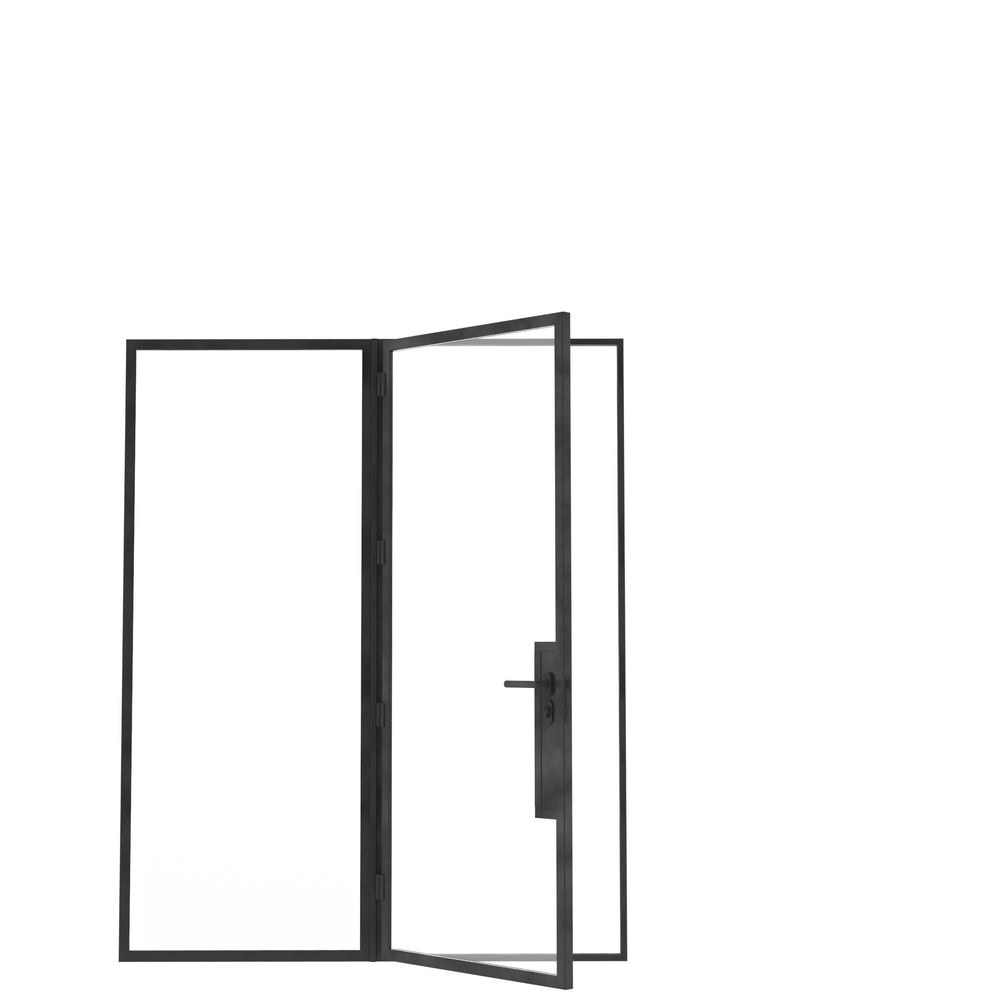 
                      
                        Model W. Single Doors w/ Left Sidelights - Minimalist Range
                      
                    