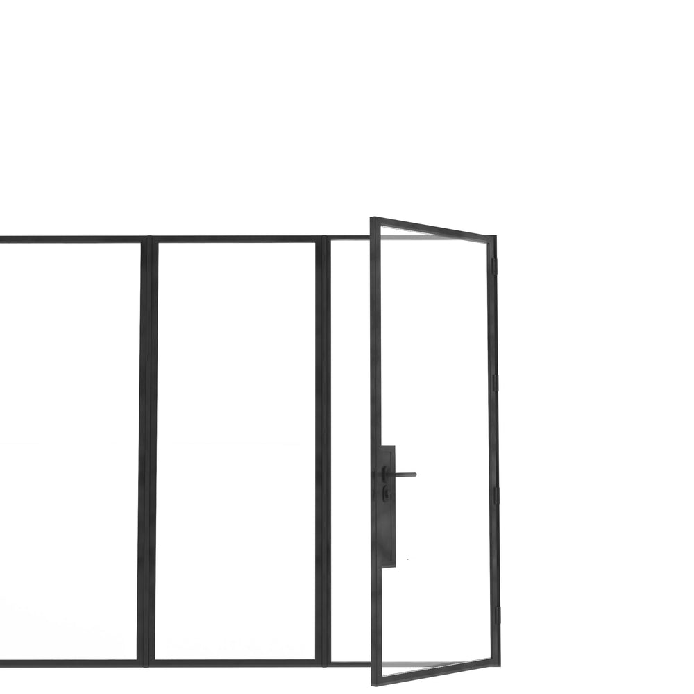 
                      
                        Model W. Single Doors w/ Left Sidelights - Minimalist Range
                      
                    