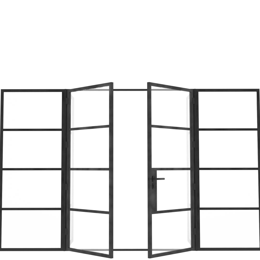 
                      
                        Model B. Double Doors between Sidelights
                      
                    