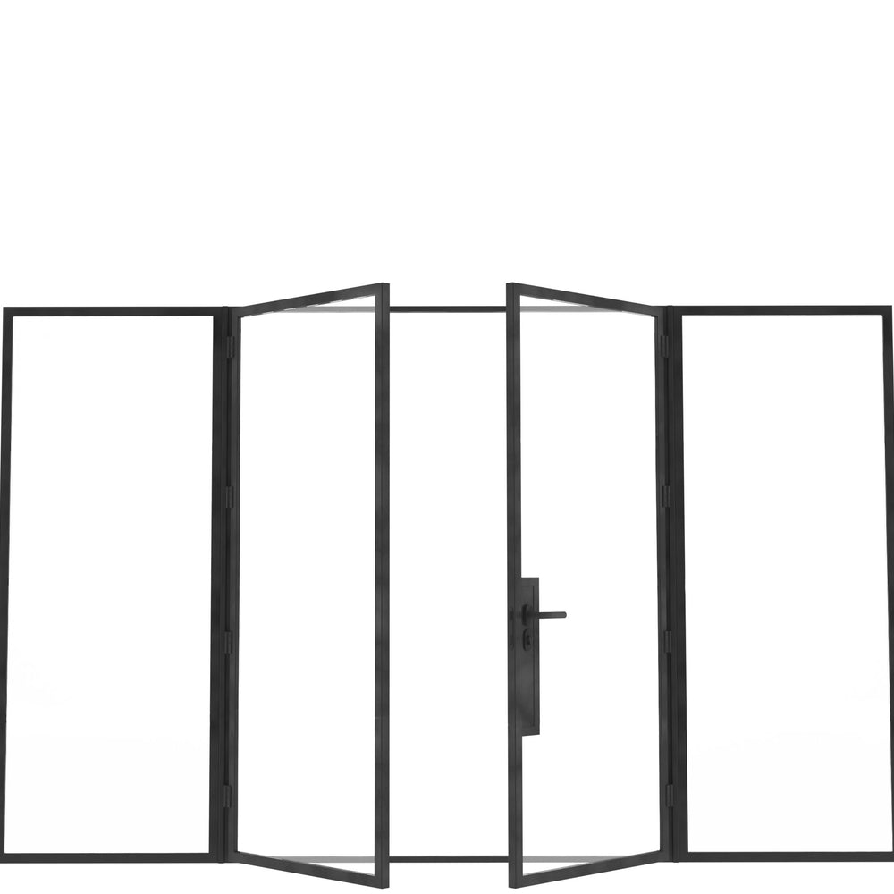 
                      
                        Model R. Double Doors between Sidelights - Minimalist Range
                      
                    