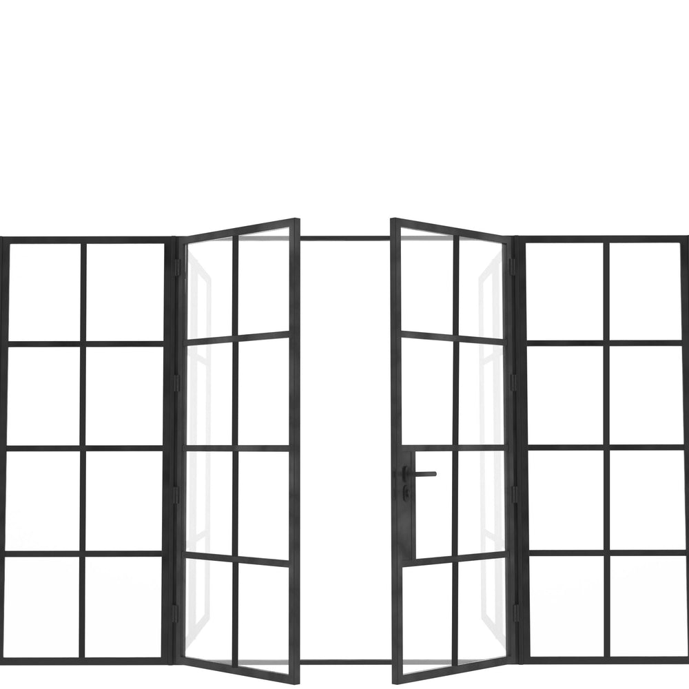 
                      
                        Model J. Double Doors between Sidelights ~ Decco Range
                      
                    