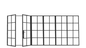Model L. Double Doors w/ Right Sideligfhts ~ Decco Range