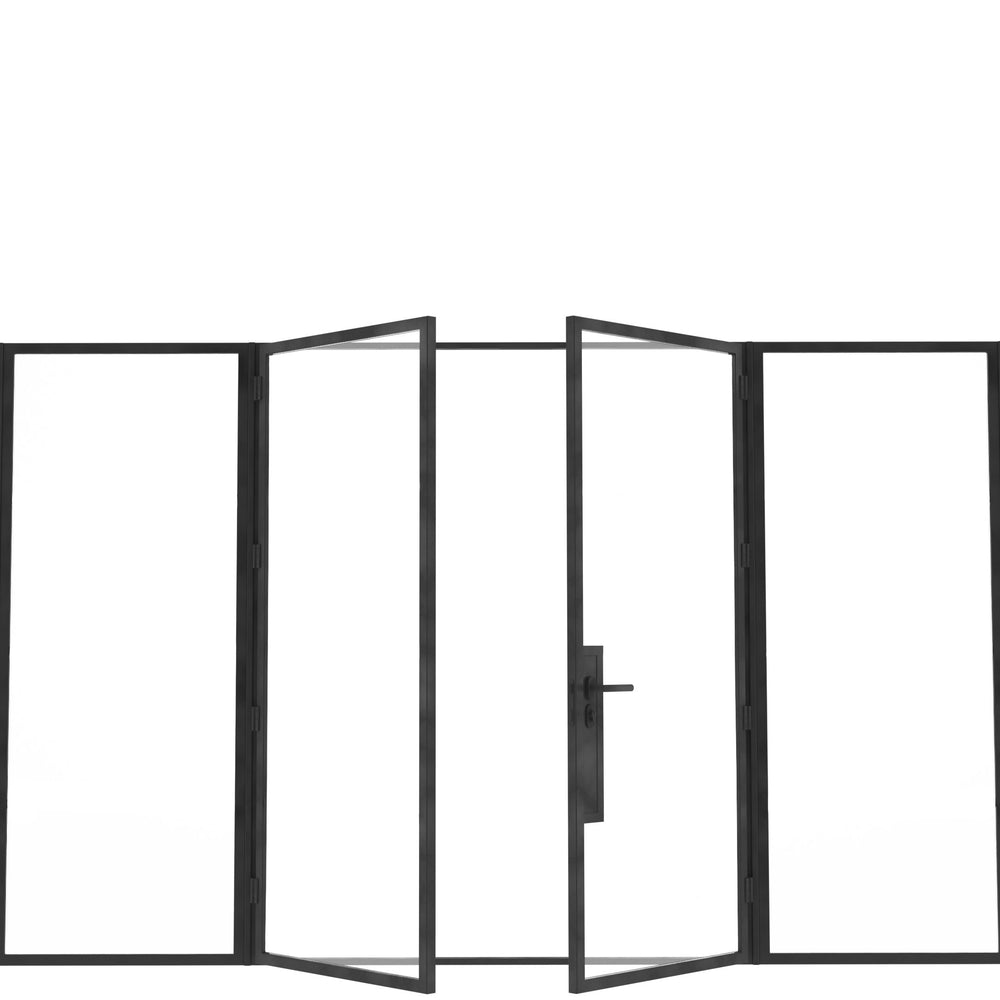
                      
                        Model R. Double Doors between Sidelights - Minimalist Range
                      
                    