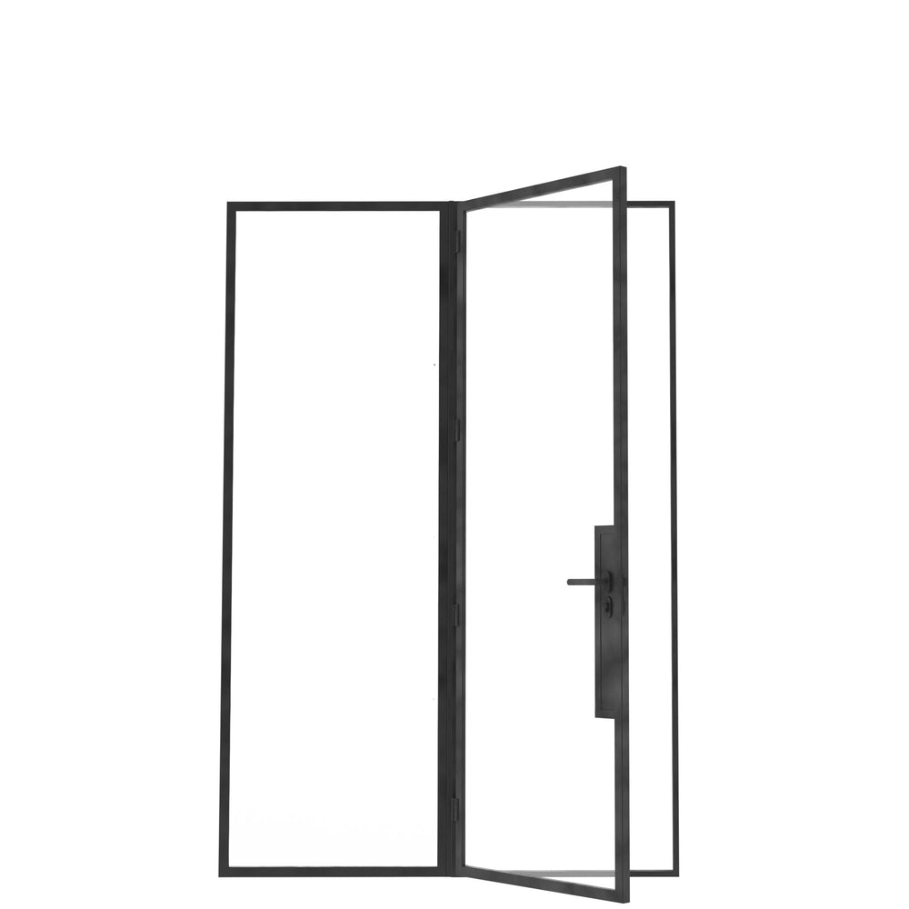 
                      
                        Model W. Single Doors w/ Left Sidelights - Minimalist Range
                      
                    