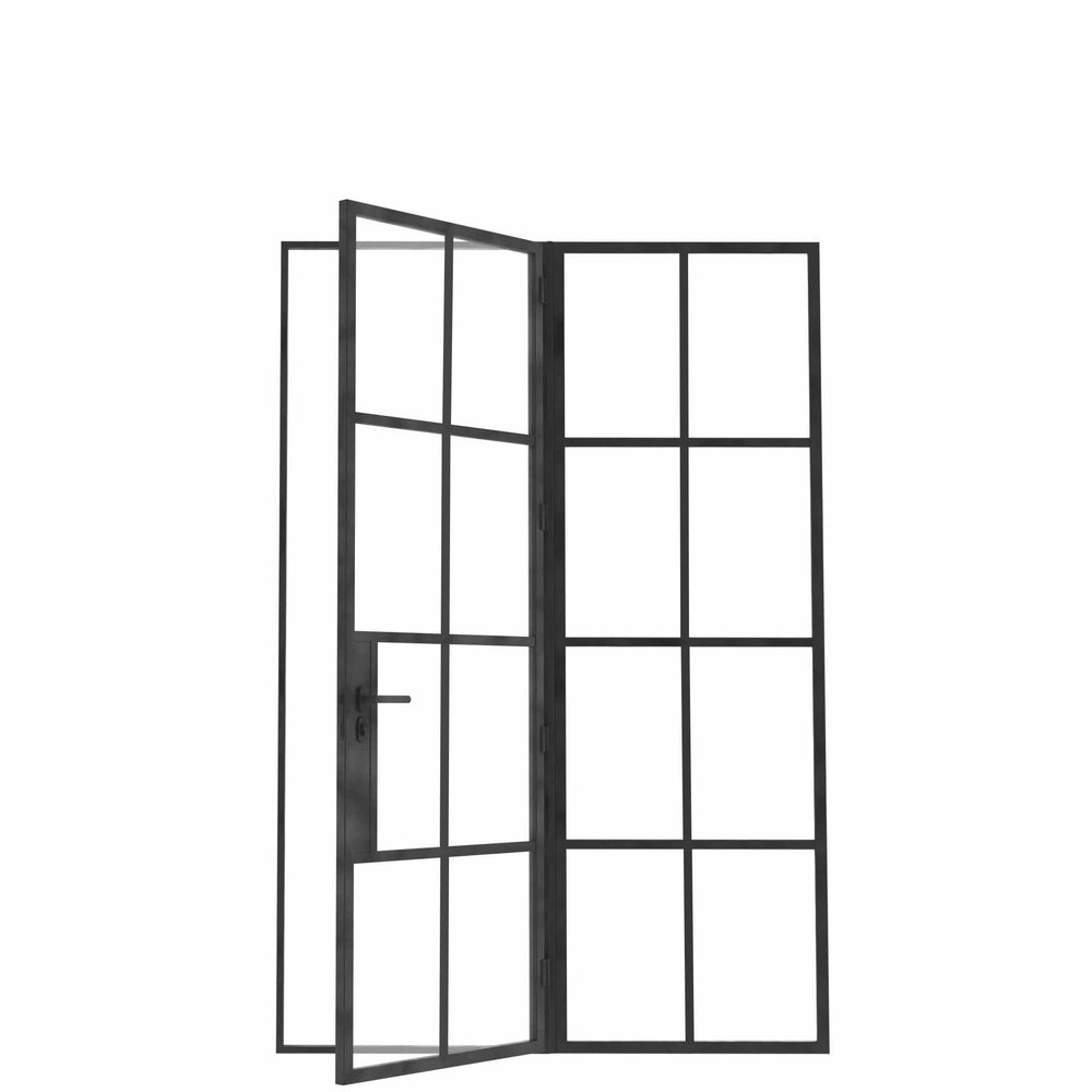 
                      
                        Model P. Single Doors w/ Right Sidelights ~ Decco Range
                      
                    