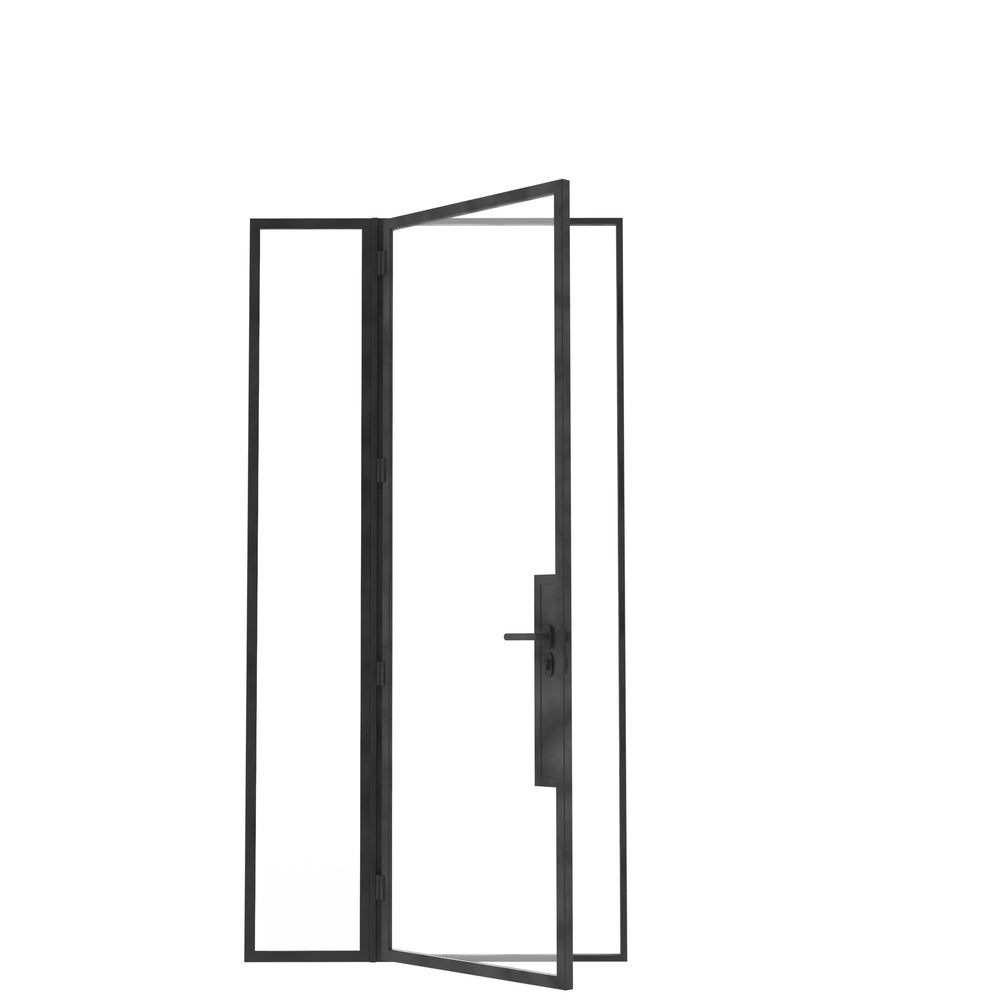 
                      
                        Model W. Single Doors w/ Left Sidelights - Minimalist Range
                      
                    