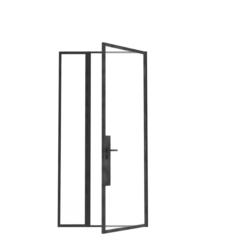 
                      
                        Model W. Single Doors w/ Left Sidelights - Minimalist Range
                      
                    