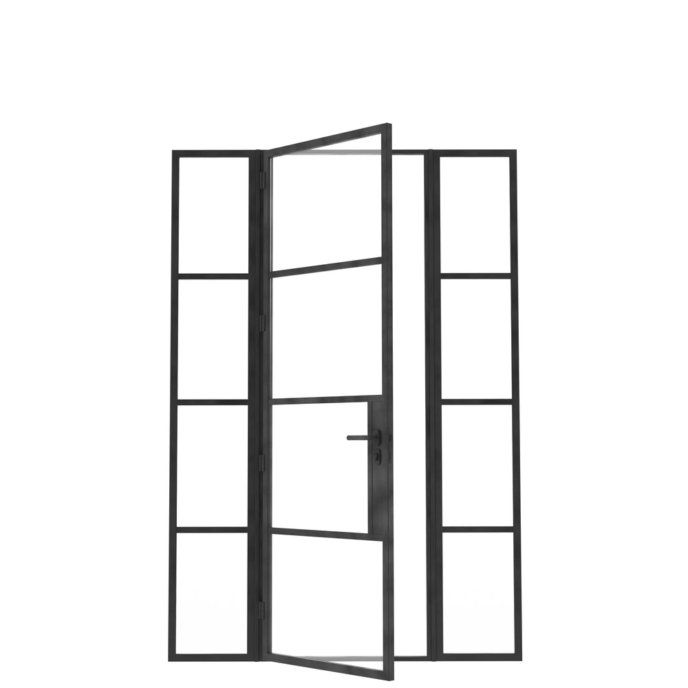 Model F. Single Doors between Sidelights