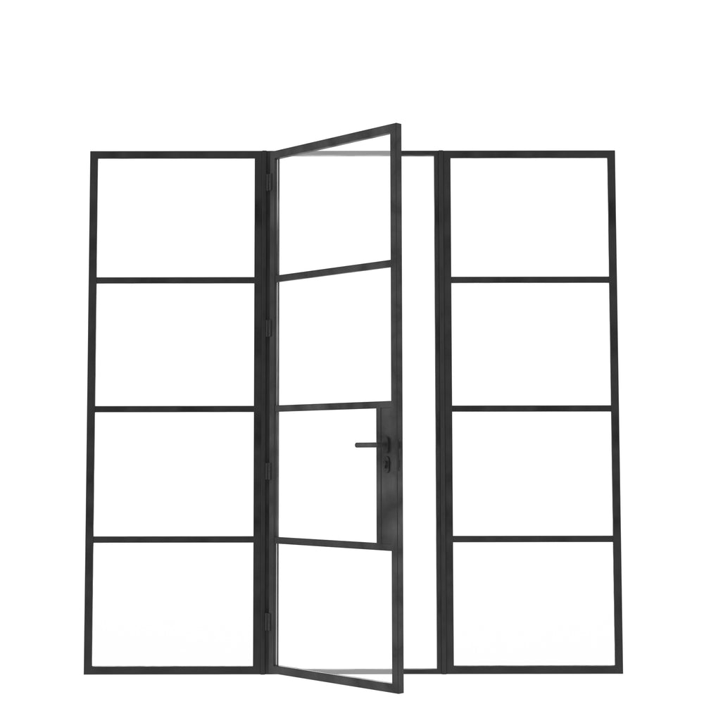 
                      
                        Model F. Single Doors between Sidelights
                      
                    