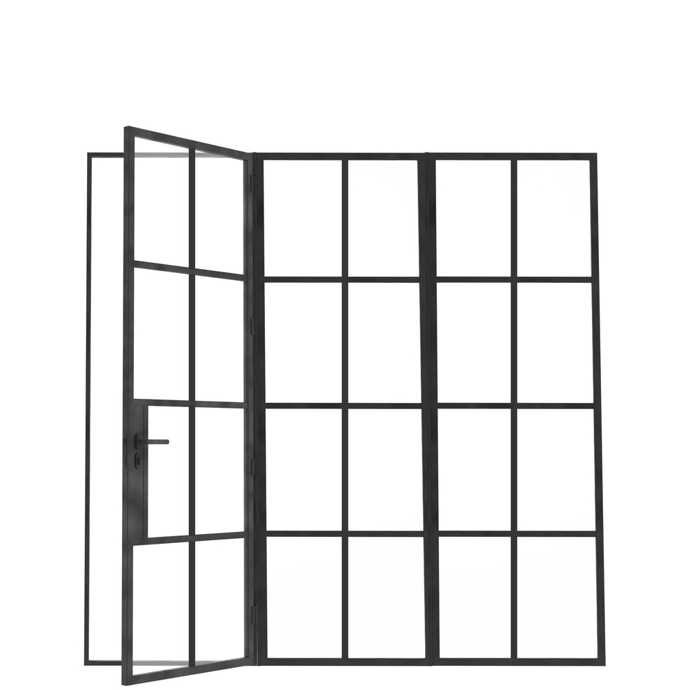 
                      
                        Model P. Single Doors w/ Right Sidelights ~ Decco Range
                      
                    