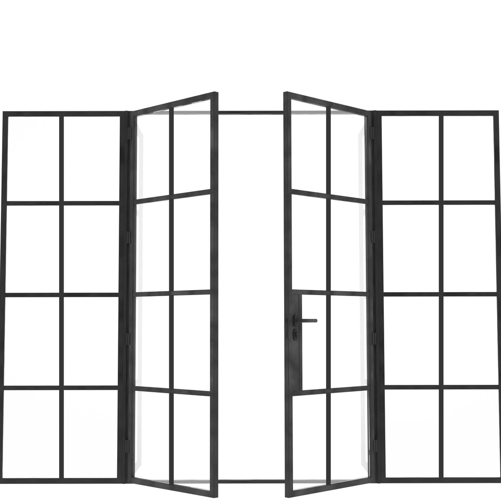 
                      
                        Model J. Double Doors between Sidelights ~ Decco Range
                      
                    