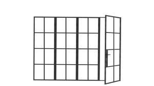 Model O. Single Doors w/ Left Sidelights ~ Decco Range