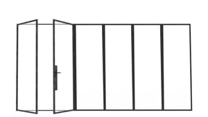 Model T. Double Doors w/ Right Sideligfhts - Minimalist Range