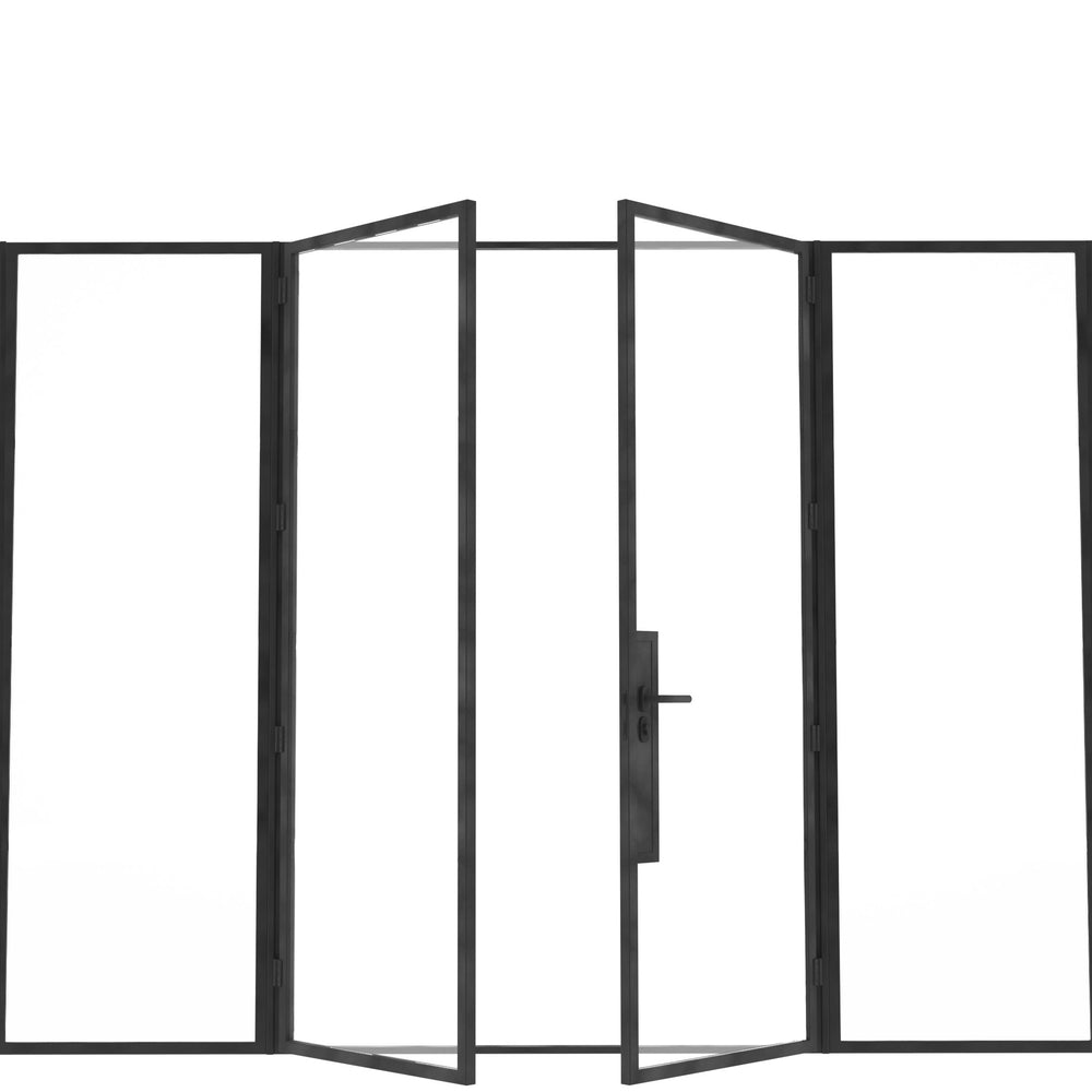 
                      
                        Model R. Double Doors between Sidelights - Minimalist Range
                      
                    