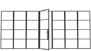 Model F. Single Doors between Sidelights