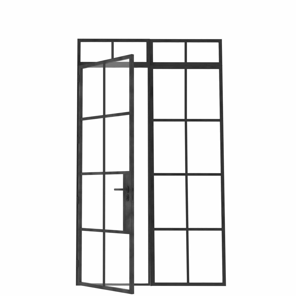 
                      
                        Model P. Single Doors w/ Right Sidelights ~ Decco Range
                      
                    
