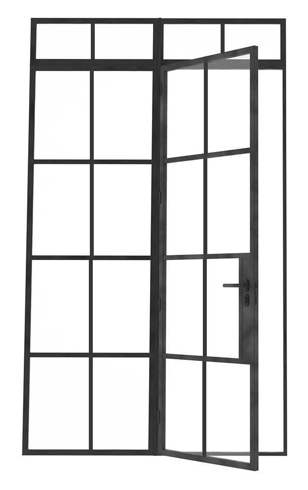 
                      
                        Model O. Single Doors w/ Left Sidelights ~ Decco Range
                      
                    