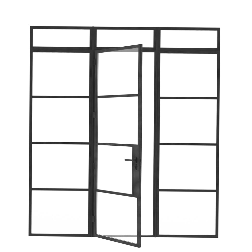 
                      
                        Model F. Single Doors between Sidelights
                      
                    