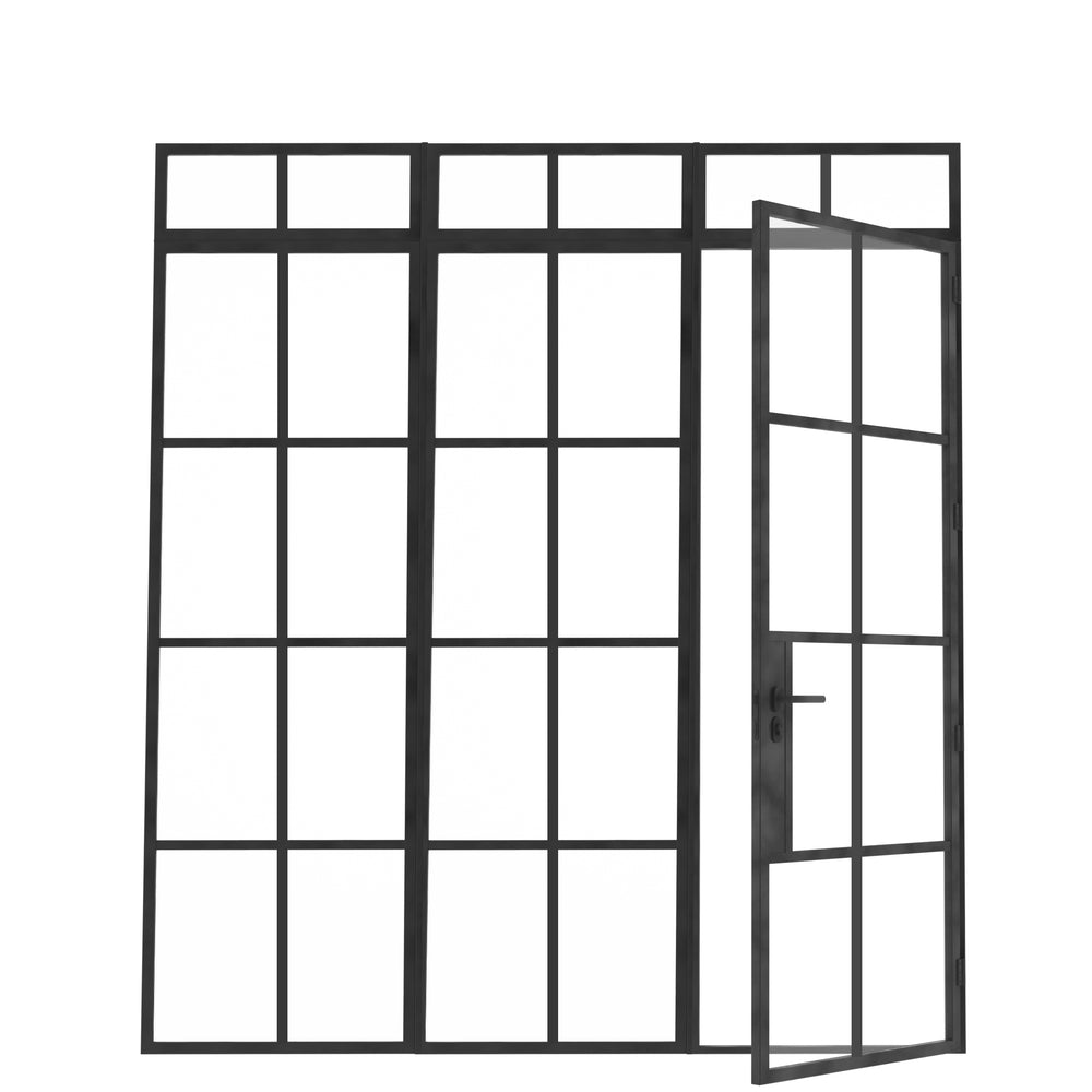 
                      
                        Model O. Single Doors w/ Left Sidelights ~ Decco Range
                      
                    