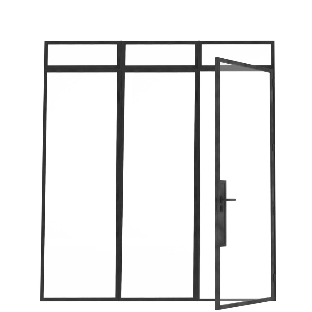 
                      
                        Model W. Single Doors w/ Left Sidelights - Minimalist Range
                      
                    