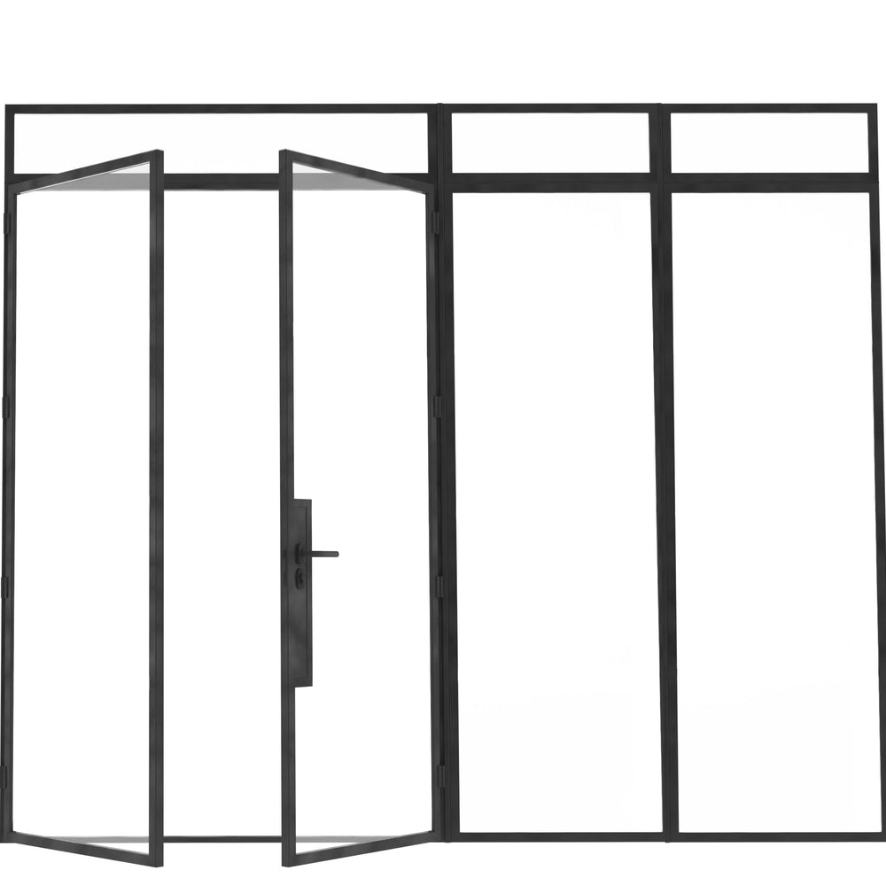 
                      
                        Model T. Double Doors w/ Right Sideligfhts - Minimalist Range
                      
                    