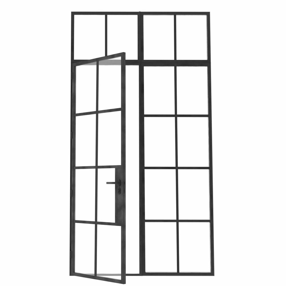 
                      
                        Model P. Single Doors w/ Right Sidelights ~ Decco Range
                      
                    