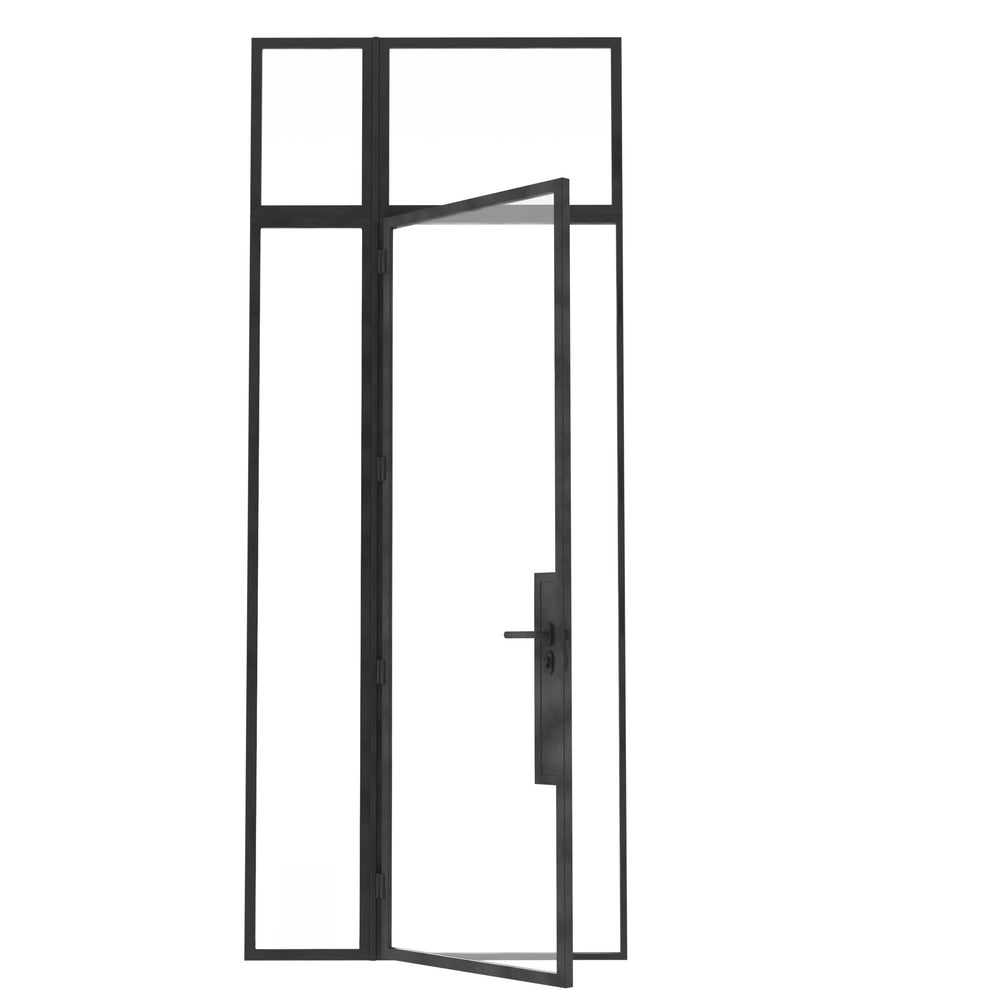 
                      
                        Model W. Single Doors w/ Left Sidelights - Minimalist Range
                      
                    