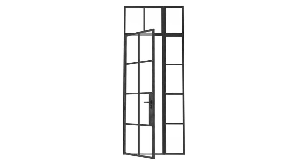 Model P. Single Doors w/ Right Sidelights ~ Decco Range