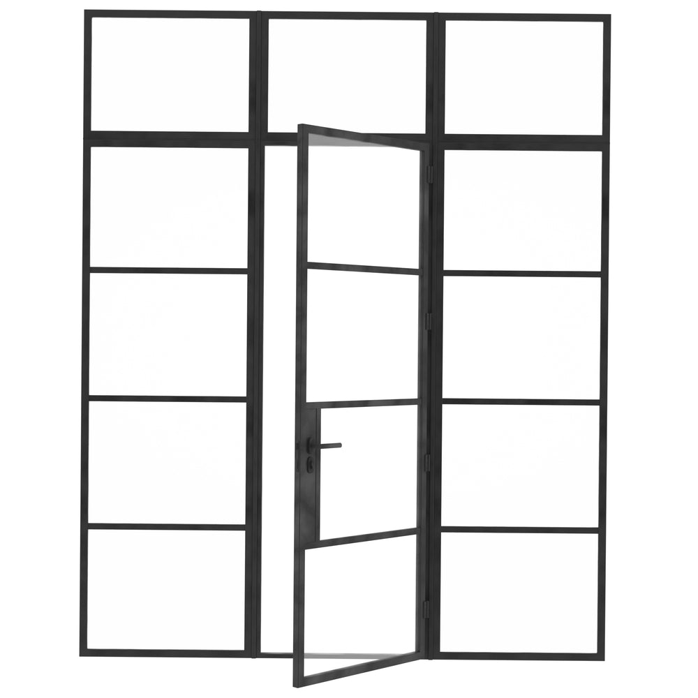 
                      
                        Model F. Single Doors between Sidelights
                      
                    