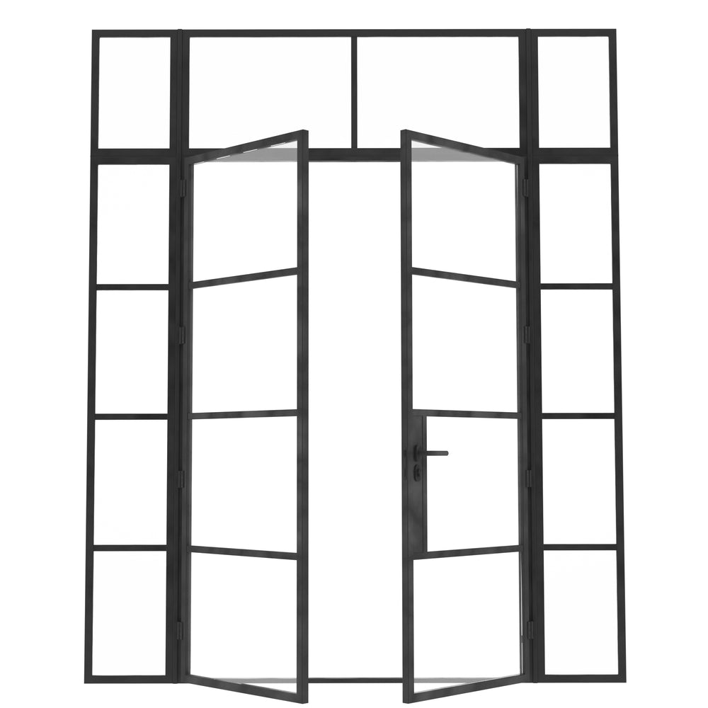 
                      
                        Model B. Double Doors between Sidelights
                      
                    