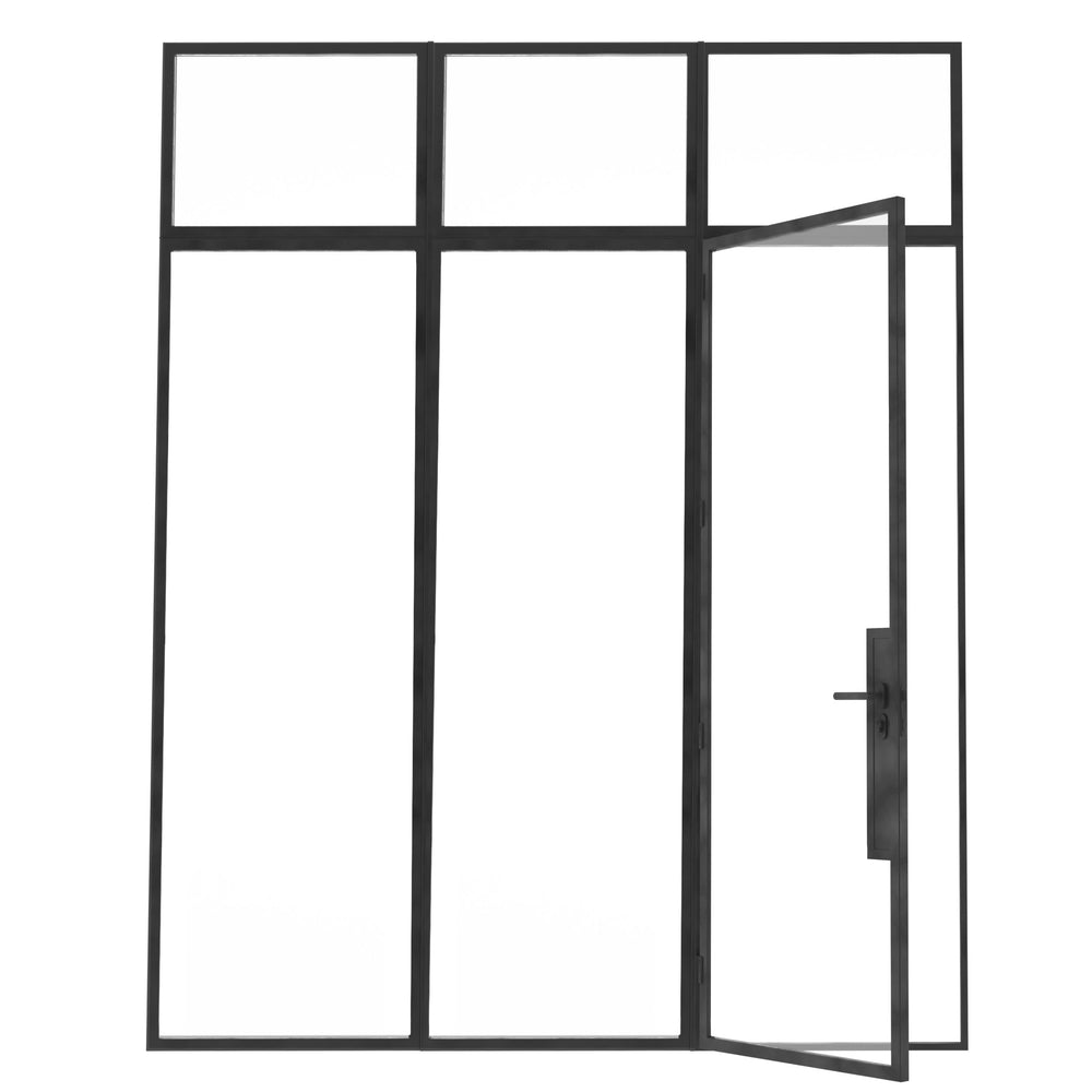 
                      
                        Model W. Single Doors w/ Left Sidelights - Minimalist Range
                      
                    