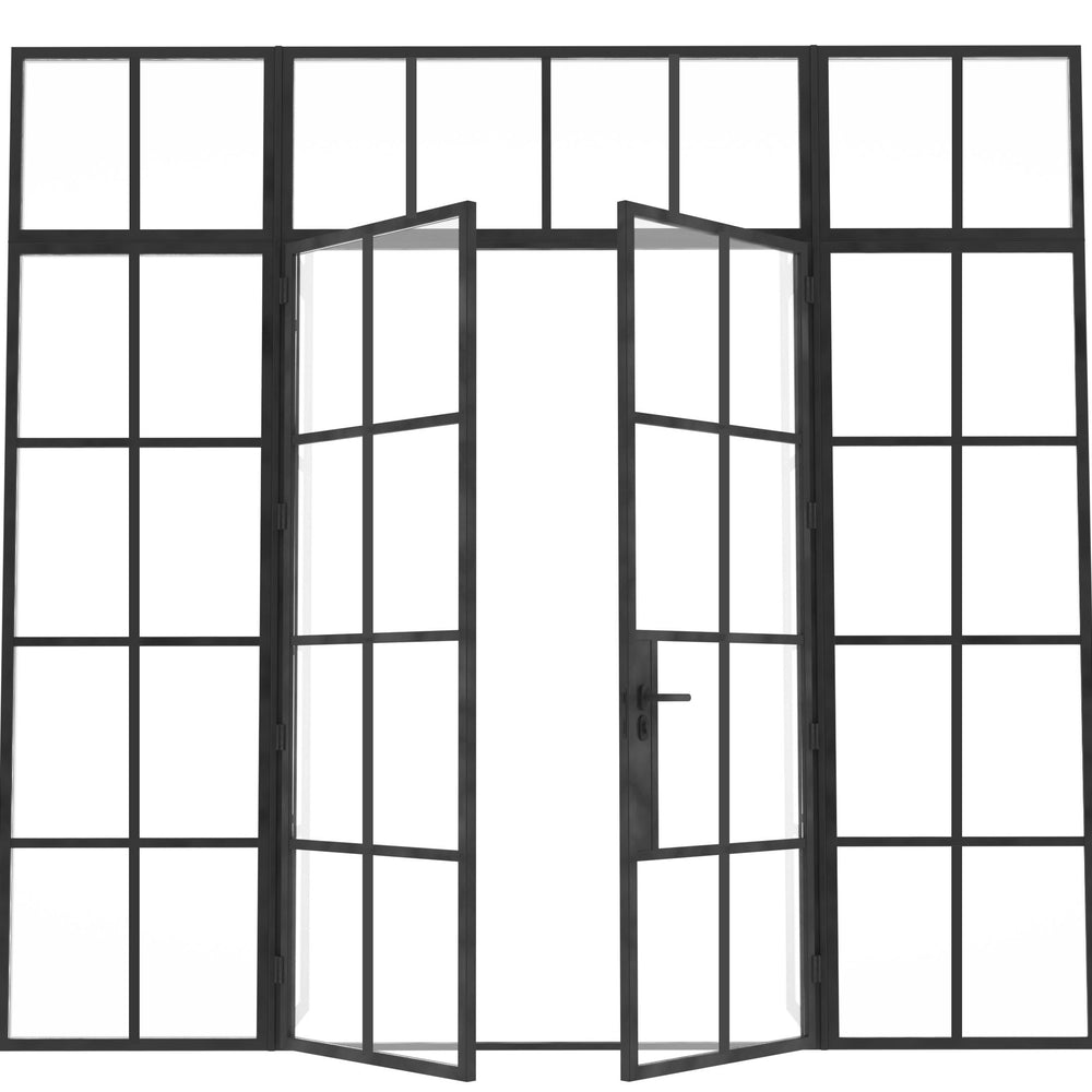 
                      
                        Model J. Double Doors between Sidelights ~ Decco Range
                      
                    