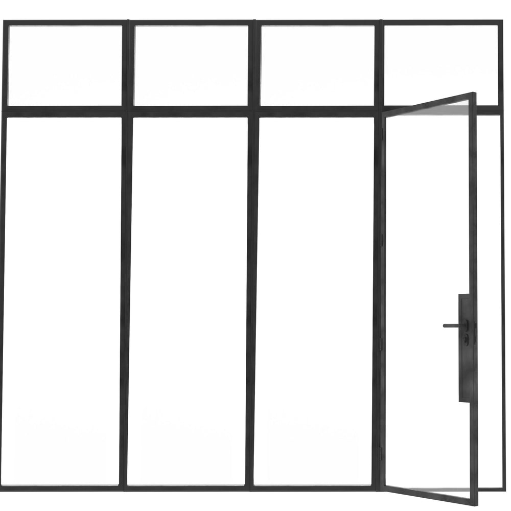 
                      
                        Model W. Single Doors w/ Left Sidelights - Minimalist Range
                      
                    