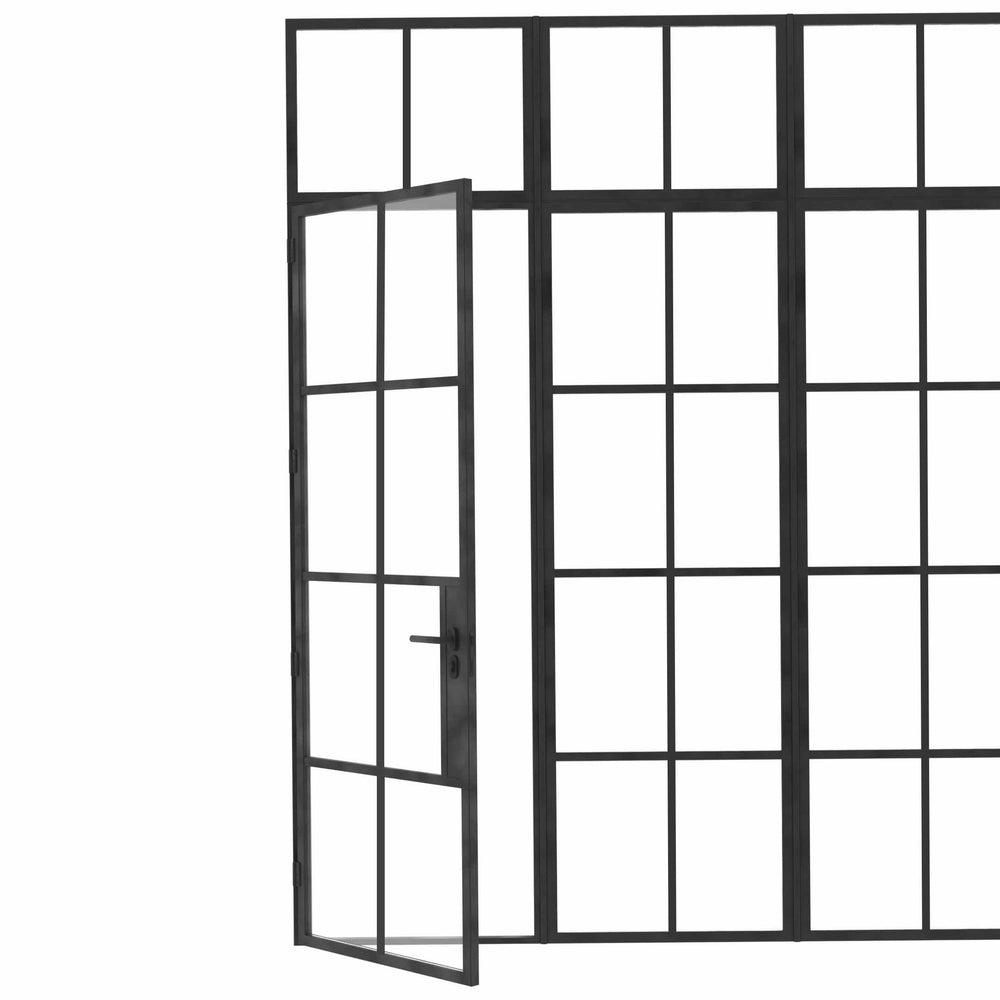 
                      
                        Model P. Single Doors w/ Right Sidelights ~ Decco Range
                      
                    