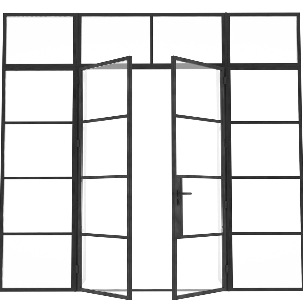 
                      
                        Model B. Double Doors between Sidelights
                      
                    