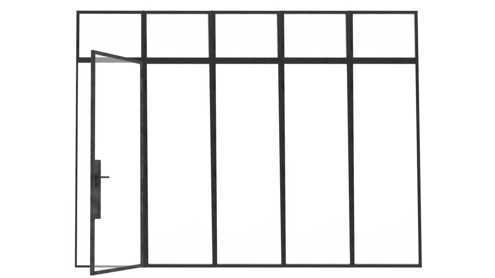 Model X. Single Doors w/ Right Sideligfhts - Minimalist Range