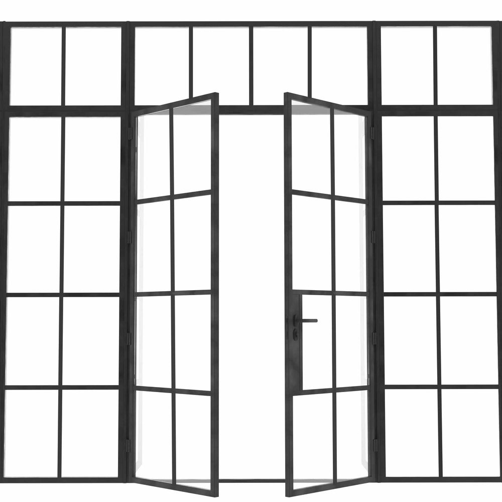 
                      
                        Model J. Double Doors between Sidelights ~ Decco Range
                      
                    