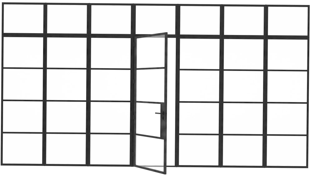 Model F. Single Doors between Sidelights